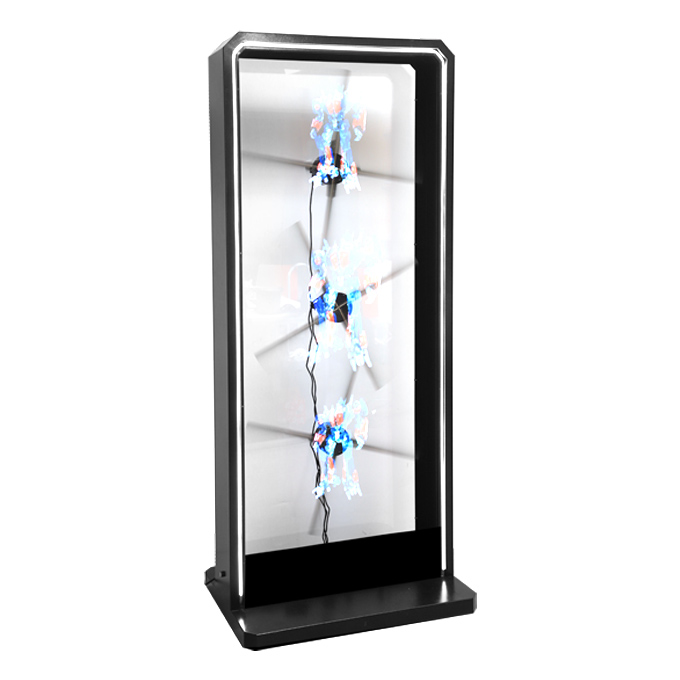 3*Z3 65cm,splicing fan 3d holographic wall advertising display led fan 3d hologram wall