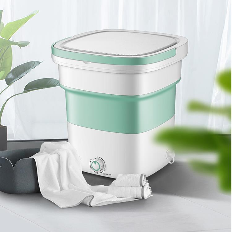 2021 Bucket Washer Automatic Folding Portable Mini Washing Machine With Washboard