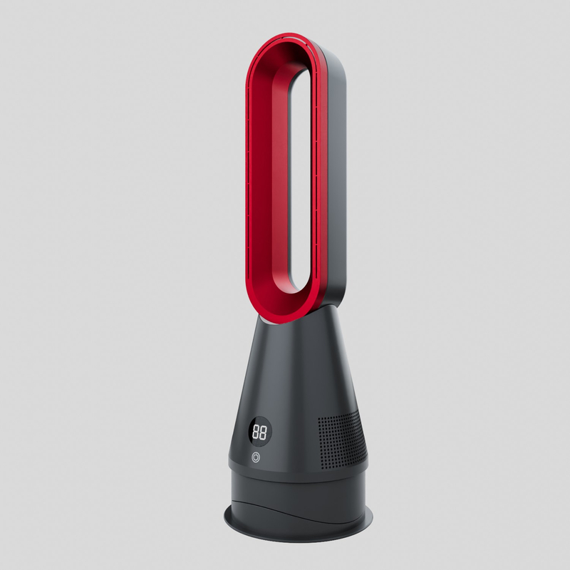 2025 New Design Bladeless Cooling and Heating Floor Fan Remote Control Tower Fan for Household