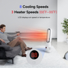 2025 New Design Bladeless Cooling and Heating Floor Fan Remote Control Tower Fan for Household